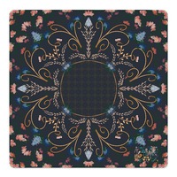 Tapis de Mahjong et de jeu QIQU Oriental Koi Lotus en néoprène pliable, antidérapant, insonorisant et multi-usages pour les jeux de cartes et de poker