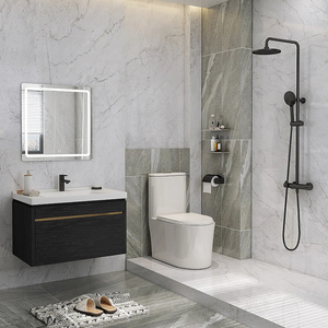 New thiết bị vệ sinh sản phẩm Trung Quốc các nhà sản xuất hiện đại nhà vệ sinh gốm <span class=keywords><strong>commode</strong></span> vòi hoa sen đặt đồ nội thất phòng tắm nhà vệ sinh cho khách sạn - Product Image 2