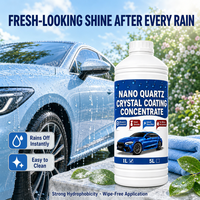 Concentré de revêtement en cristal de quartz nano, édition U, liquide d'étanchéité pour peinture automobile, 1L, hydrophobe
