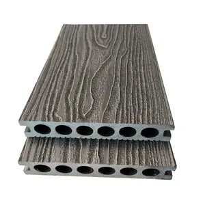 Co-Extrusion High Quality Composite Hollow Wpc Decking and WPC Flooring Indoor Tile