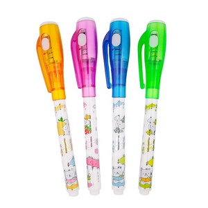 Bolígrafo de tinta invisible al por mayor con linterna UV, marcador de detección de secreto mágico debajo de marcadores espía de luz negra para niños y adultos - Product Image 1