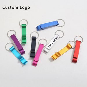 Porte-clés en métal aluminium de luxe avec forme personnalisée, ouvre-bouteille de bière étanche, cadeau personnalisé tendance - Product Image 1