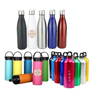 Bouteille isotherme en acier inoxydable, 12OZ, 1L, Double paroi, isolée sous vide, bouteille d'eau personnalisée, gobelet, promotion - Product Image 1