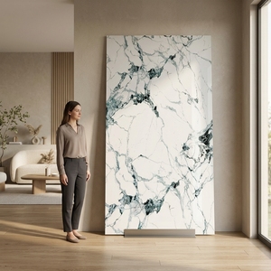 Panel de Pared de PVC Moderno, Impermeable, Ignífugo y Ecológico con Protección UV para Sala de Estar, Comedor, Dormitorio, Hotel, Baño y Paredes de Ducha - Product Image 1
