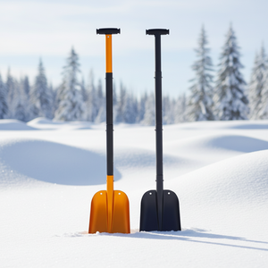Pelle à neige en alliage d'aluminium avec poignée rétractable, portable, pliable pour voiture, camping en plein air, alpinisme, angle de lame 0° - Product Image 5