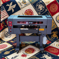 Printer DTF Transfer Panas Tinta Putih HanColor Baru Kompatibel Epson Garansi 1 Tahun Otomatis A3 Pola Kaos Pakaian