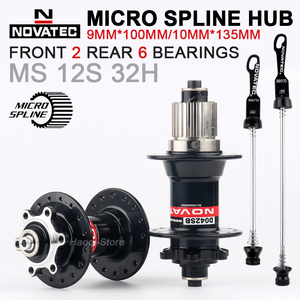 NOVATEC as roda sepeda mikro <span class=keywords><strong>spline</strong></span>, <span class=keywords><strong>Hub</strong></span> 32 lubang <span class=keywords><strong>MTB</strong></span> MS Cubes, meningkatkan 12 kecepatan untuk <span class=keywords><strong>Hub</strong></span> sepeda gunung Shimano M6100 M7100 M8100 12 S MS - Product Image 2