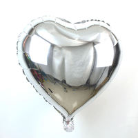 Promotion Vente Chaude en Gros Ballon Cœur en Aluminium Multicolore de 18 Pouces pour Décoration de Mariage et Fête d'Anniversaire