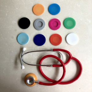Funda Protectora Desechable para Estetoscopio, Cubierta de Silicona Suave para la Cabeza del Estetoscopio en Colores Surtidos - Product Image 1