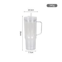 Gobelets isothermes en plastique PS double paroi de 40 oz, sans BPA, écologiques, sans danger pour les aliments, pour la création de boules de neige, avec couvercle torsadé, vente en gros