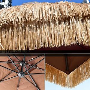 Personalizado de lujo de 8 pies a prueba de viento <span class=keywords><strong>piscina</strong></span> Palma, Palapa paja sombrilla Patio playa sombrillas al aire libre/ - Product Image 4