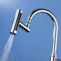 Vente en gros 360 °   Prolongateur de Robinet Rotatif 4 Modes de Pulvérisation pour Robinet d'Évier de Cuisine, Accessoires de Douche
