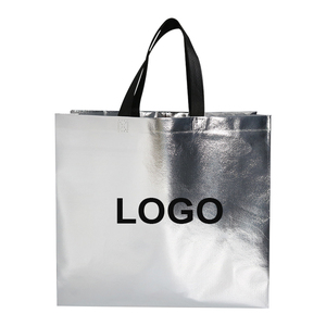 2025 New Iridescent <strong>Bag</strong> Holographis Glitter Reusable Non-woven <strong>Silver</strong> Metallic Laser Shopping <strong>Bag</strong> Sublimation <strong>Tote</strong> <strong>Bag</strong> - Product Image 6