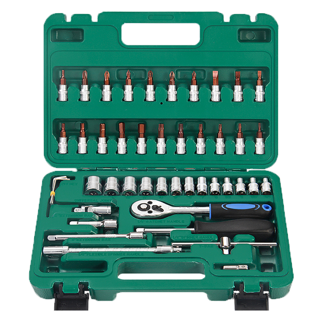 Tool Kit for Home Box 46pcs Lithium Electric Tool Set Professional Car Tools Set