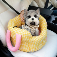 Sac de transport pour animaux de compagnie style Dopamine, lit pour chat, sac de transport pour voiture, sac fourre-tout portable pour chiens de petites races, toutes saisons, design cartoon