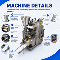 Machine industrielle à fabriquer des raviolis 12000 pièces/heure, machine à samosas, empanadas, pierogi, raviolis avec moules personnalisés