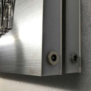 Logo in metallo ha portato il segno della scatola luminosa con lettere Logo in rilievo 3D - Product Image 6