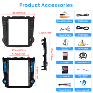 Podofo 9.7 'Android Car Stereo Frame per <span class=keywords><strong>Honda</strong></span> <span class=keywords><strong>CRV</strong></span> 2007-2011 Carplay Android <span class=keywords><strong>Auto</strong></span> GPS Wifi Hifi FM RDS telaio autoradio - Product Image 6