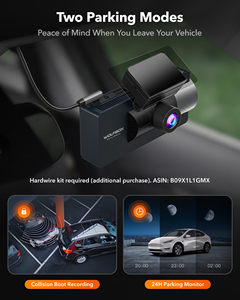 WOLFBOX Distributor I17 4k Triple 3 <b>Cameras</b> 3 Inch Screen Night Vision Mini <b>Dash</b> Cam Car Black Box With GPS and Wifi&App Control - Product Image 2