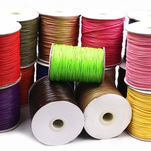10m/lot 15 couleurs Cordon en cuir ciré, fil de coton, ficelle, corde <span class=keywords><strong>pour</strong></span> collier, <span class=keywords><strong>pour</strong></span> la fabrication de <span class=keywords><strong>bijoux</strong></span> DIY et fournitures de bracelets - Product Image 3