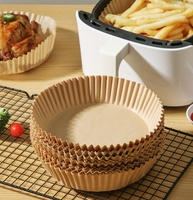 Papier sulfurisé double face antiadhésif résistant aux hautes températures, pour friteuse à air, recyclable et biodégradable, pour la cuisson du pain