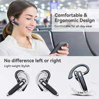 Écouteurs sans fil professionnels haute définition pour appels mains libres avec chipset Airoha, étanchéité IPX-5 pour téléphone portable, grande capacité