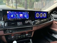 Autoradio multimédia Android à double écran 21 pouces avec CarPlay, GPS, navigation, stéréo pour BMW Série 5 F10 F11 2011-2017 système CIC NBT