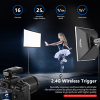 Neewer FC-16 Flash/Disparador de Flash Inalámbrico Multicanal 2.4GHz 3 en 1 con Obturador Remoto para D7100 D7000 D5100 D5000