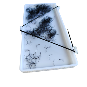 6D coreano PBT, Base estrecha y puntiaguda, ventilador prefabricado, extensión de pestañas, fábrica, enlazado por calor, aspecto natural, volumen, base delgada, ventilador Promade - Product Image 3