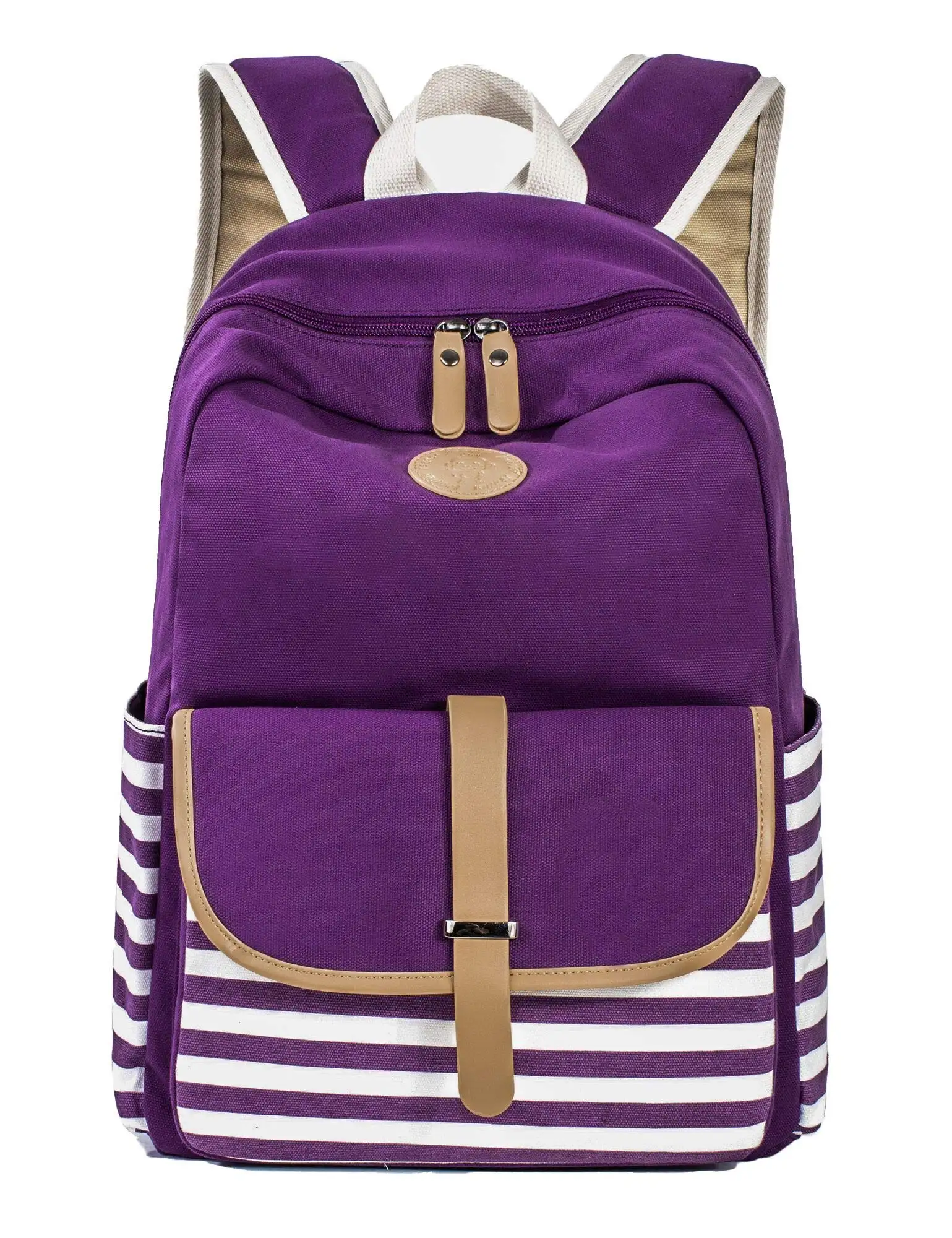 Lovely lightweight Canvas School Backpack for Girls Laptop Bag Travel Bag Bookbag Daypack