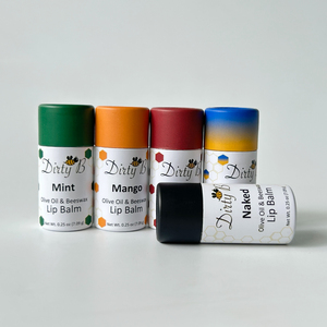 Tube d'emballage en carton écologique personnalisé pour baume à lèvres, conteneur cylindrique vide pour cosmétiques, emballage en papier pour gloss - Product Image 5