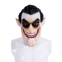 Masque de Dracula vampire pour Halloween, idéal pour les spectacles, Comic-Con et cosplay, taille unique