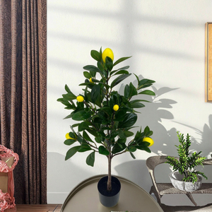 <span class=keywords><strong>Limonero</strong></span> Artificial de Estilo Europeo Minimalista, Pequeño y Fresco, Decoración del Hogar, Accesorios de Fotografía, Simulación de Cabeza Múltiple - Product Image 6