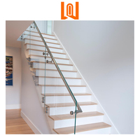 WANJIA Maison Intérieur Aluminium Sans Cadre Double Verre Balustrades & Rampes