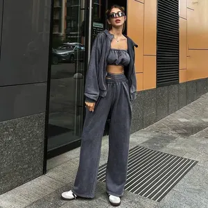 Survêtements personnalisés pour hommes Slim, Fit Slim Fit Survêtement d'<span class=keywords><strong>hiver</strong></span> de haute qualité Design unisexe tenues hommes et femmes/ - Product Image 1