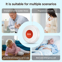 18 ans d'expérience en exportation OEM/ODM, bouton SOS WiFi Tuya, alarme d'urgence, CE FCC RoHS, dispositif d'alerte médicale intelligent pour personnes âgées, PST-SOS-01