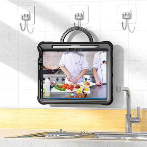 Pour iPad Air 11 pouces 2024 tablette silicone couverture mains poignée bandoulière 360 rotation - Product Image 5
