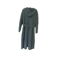 Robe à capuche pour hommes et femmes, tricot peluche confortable, micro fil, super doux, haut artisanal zéro défaillance, absorbants