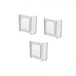 Porte-mouchoirs galvanisé au design fabuleux, lot de trois porte-serviettes carrés à prix abordable - Product Image 1