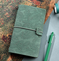 Cahier en dentelle de style européen-Journal d'écriture A6 fait à la main, livre d'écriture antique avec boîte-cadeau