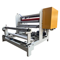 Nouvelle machine de refendage et de rembobinage automatique rapide pour film plastique et ruban, avec moteur électrique, roulement et engrenage, haute productivité, pour bande de film.