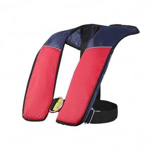 เสื้อชูชีพเป่าลมคุณภาพสูงแบบช่องลมเดี่ยวและคู่ ได้รับมาตรฐาน CE สำหรับผู้ใหญ่ แรงลอย 275N - Product Image 2