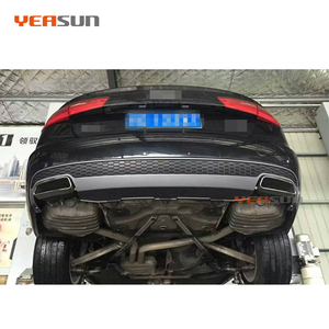 Diffusore posteriore vecchio al nuovo stile W12 di alta qualità con tubi di scarico per <span class=keywords><strong>Audi</strong></span> C7 <span class=keywords><strong>A6</strong></span> 2013 <span class=keywords><strong>2014</strong></span> 2015 normale - Product Image 6