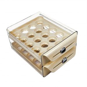 ที่เก็บของในตู้เย็นหลายชั้นเพื่อป้องกันไม่ให้ไข่แตกกล่องเก็บ - Product Image 1