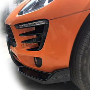 Alerón Trasero con Aspecto de Carbono <span class=keywords><strong>2023</strong></span> para Porsche Cayenne 9Y0 2015-, Divisor de Parachoques Delantero de Fibra de Carbono, Accesorios de Tuning - Product Image 4