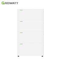 Batterie lithium LiFePO4 basse tension empilable Growatt ALP 5.0L 5kWh/10kWh/15kWh/20kWh pour stockage solaire domestique hybride IP66