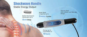 Mesin Fisioterapi Gelombang Kejut Bersertifikasi CE Kelas Medis Sistem ESWT Perangkat Terapi Gelombang Kejut untuk Penggunaan di Rumah - Product Image 2