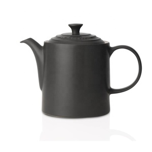 Black Handcrafted Metal <b>Teapot</b> Best Design Black Powder Coating High Finishing Kettle New Design Table Top Decor Tea Pot - Product Image 1