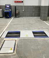 LUTRO Línea de Inspección de Ruedas 3 en 1 para Vehículos de Pasajeros, Probador de Carga de Ruedas y Frenos de Deslizamiento Lateral de 4T