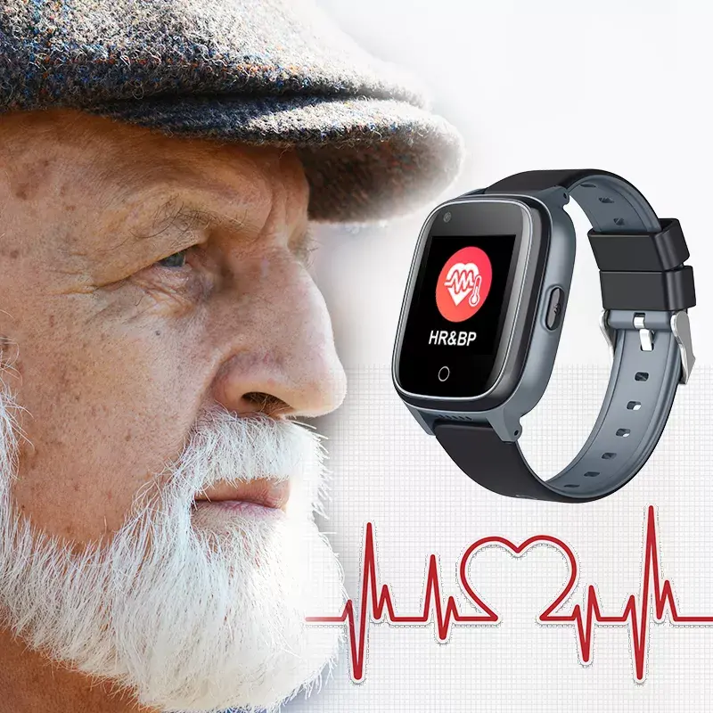 Wholesale android smart watch 4g smart watch with anti-lost fall detection elderly gps watch